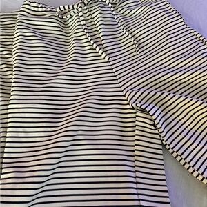 Amazon Black and White Striped Pants